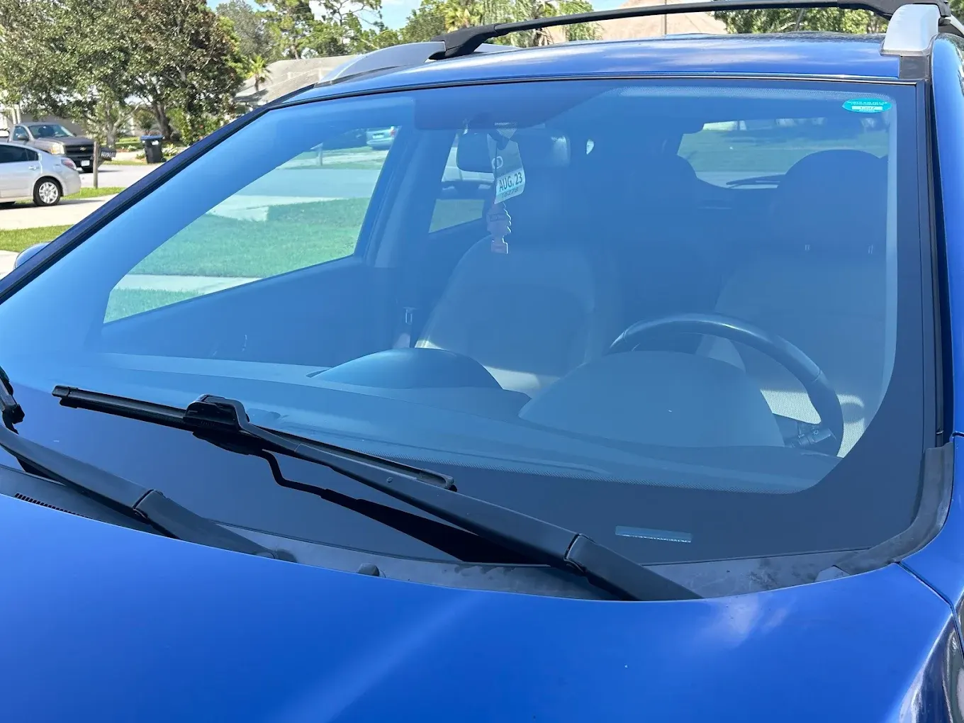 New windshield installed on SUV